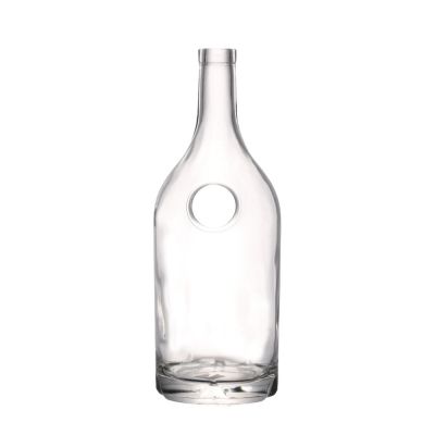 Wholesale 750ml and 1Liter Glass Wine Bottle for Vodka Whisky 