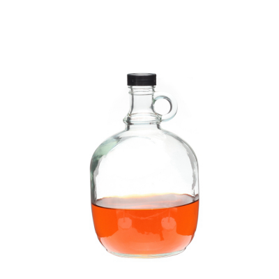 Wholesale factory sale empty big clear 1.5 liter wine beer liquor glass bottle for growler 