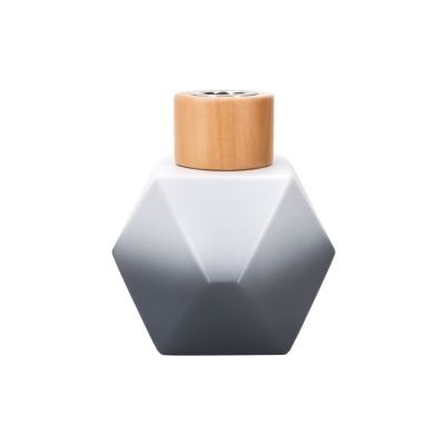 Whole Housewares 7 Ounce Glass Diffuser Bottles with Wood Caps 