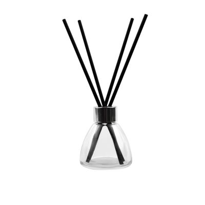 60 ml Clear Glass Cone Shape Decorative Diffuser Bottle With Screw top Cap 