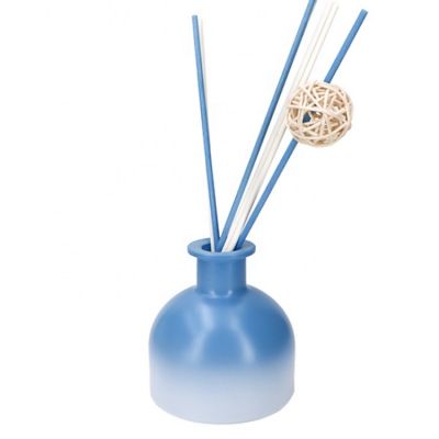 Empty reed diffuser glass bottle 150 ml Tent Shaped with dried flower reed diffuser set 