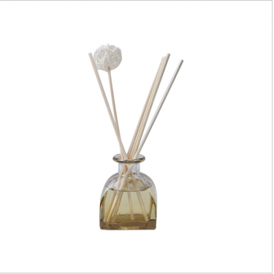 Transparent Reed Aroma Perfume Diffuser Glass Bottle For Home Use 