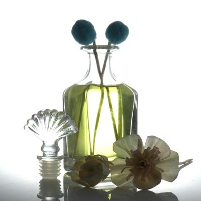 clear cosmetic aromatherapy glass diffuser perfume diffuser bottle
