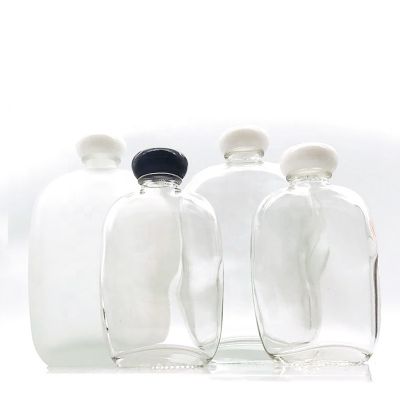 Hot Sale 100ml 250ml Fancy Clear Empty Glass Liquor Bottles Wine Bottle 