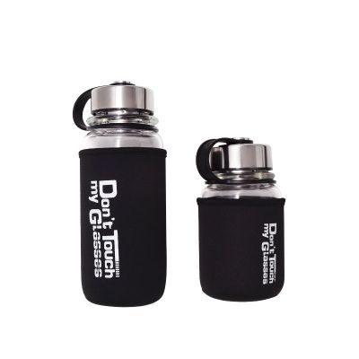 Custom Logo Printing Glass Water Bottle Drinking Bottle Sport Water Bottle 