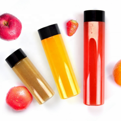Eco- Friendly Glass Cute Clear Juice Bottle Cold Coffee Beverage Wine Drinking Milk Water Glass Bottle 