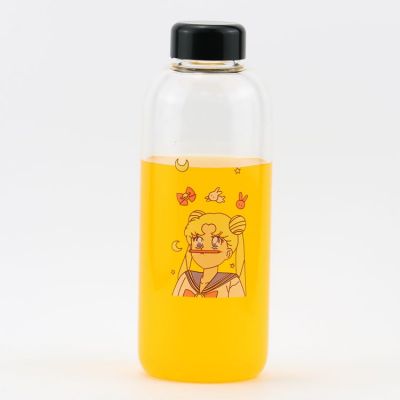 700ml Wholesale Transparent Glass Water Bottle Heat-Resistant Glass Bottle Water Sports 