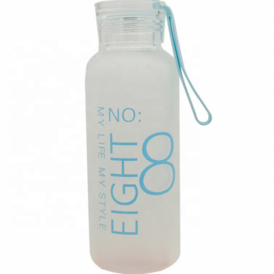 Soda Bottle Frosted Glass Water Bottle For Beverages 