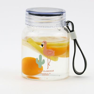 300ML Cartoon Shape Borosilicate Glass Water Bottle With Best Selling