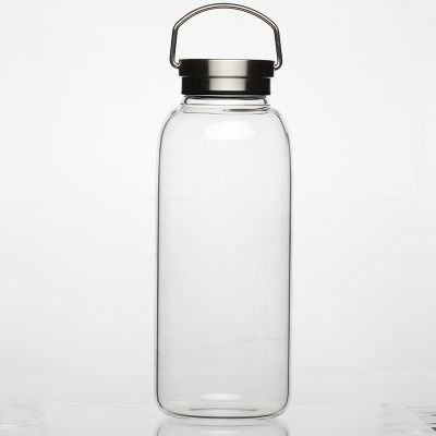 500ml 750ml 1000ml 1 litre 1.5L 2L clear glass water bottle 