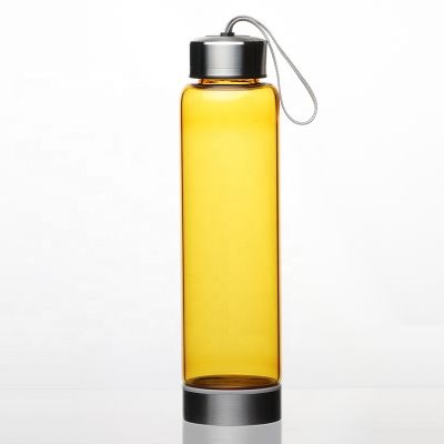 FDA approved travel sports glass water bottle