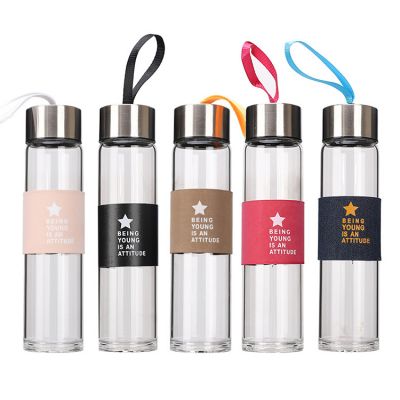 Personalized Gifts Borosilicat Portable Travel Sports Office Water Bottles 