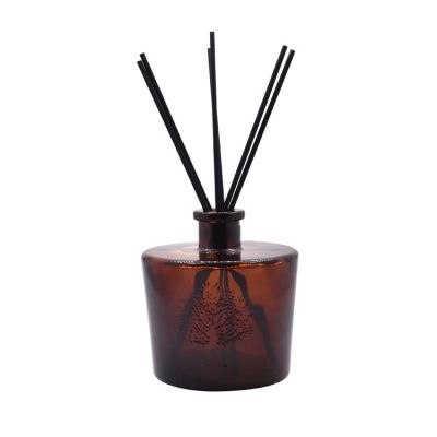 300ml aroma glass amber diffuser bottle 