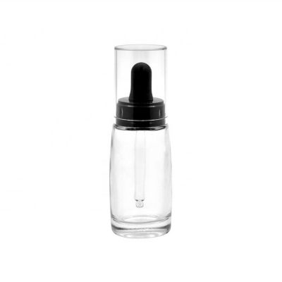 unique shape empty glass dropper lotion bottle wholesale 