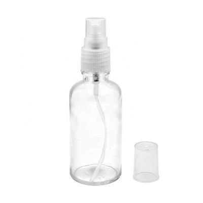 new arrival 30ml transparent cosmetic glass lotion bottle with pump 