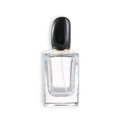 60ml square men empty glass perfume bottle 