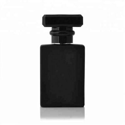 crystal luxury glass empty wholesale black perfume bottle for sale 