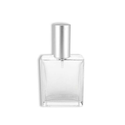 70ml empty clear fancy rectangular glass perfume bottle design 