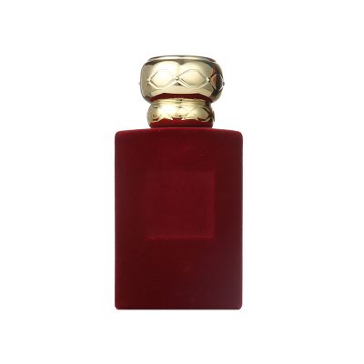 Wholesale Free Sample Luxury Woman Square Square Spray Glass Perfume Bottle 100ml With Cap 