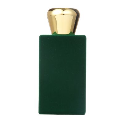 High quality and best selling green 50ml empty perfume mini glass bottle 