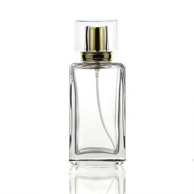 China Elegant 105ml Square Perfume Glass Bottle Spray 