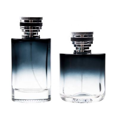 2 Type Elegant Crystal 100ml Empty Glass Cologne Bottle For Men 