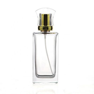 High Quality Nice Rectangle 55ml Spray Empty Perfume Bottles 