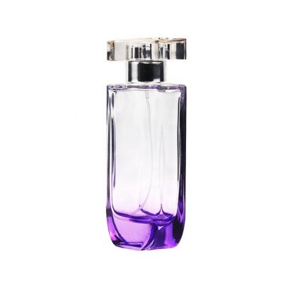 Custom Made Modern Purple Square Spray 90ml Perfume Bottles 
