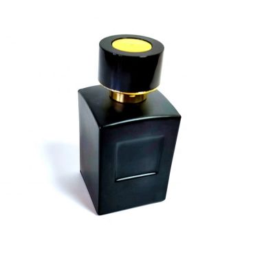 105ml High Quality Black Square Empty Glass Perfume Bottle 