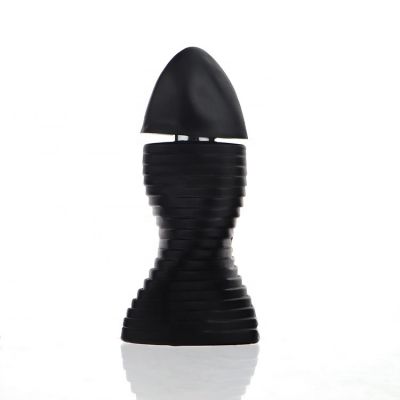 China Designer Unique Matte Black Glass 90ml Women Body Perfrume Spray Bottles 