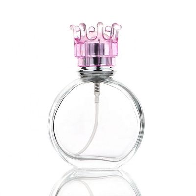 Hot Sale 60ml Round Glass Perfume Spray Bottle Empty Perfume Bottle For Women 