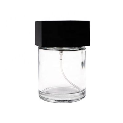 Empty Custom Cylindrical 100ml Glass Perfume Bottles 