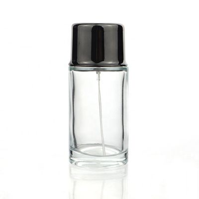 Luxury Cylinder Round Men Colonge Spray 100ml Perfume Glass Bottle Cosmetic Perfume Oil Bottles