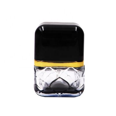 45ml Cologne Perfume Bottles Square Glass Luxury Bottle 