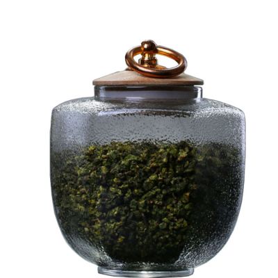 Wholesale Custom Logo 800ml High Borosilicate Glass Food Storage Jars Coffee Pyrex Glass Jar with Lid