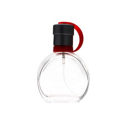 China Wholesale Empty 95ml Men Cologne Glass Perfume Round Bottle 