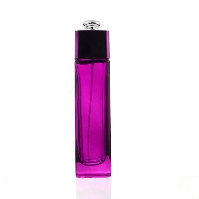 Wholesale Luxury 100ml Glass Rose Gold Perfume Spray Bottle For Women 
