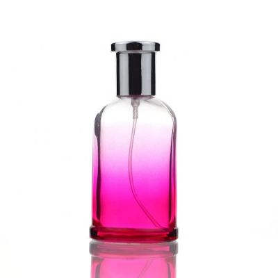 Wholesale 60ml Gradient Round Refillable Perfume Glass Bottle Spray 