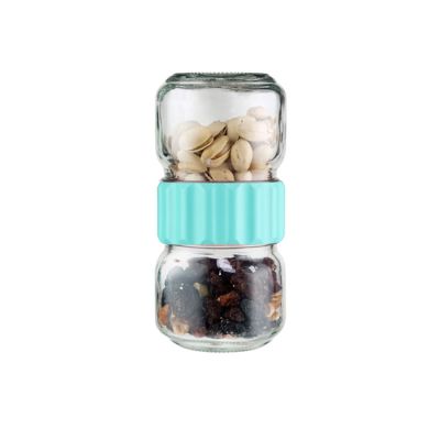 250ml Glass Mason Jar 250Ml/250Ml Carry On 2-In-1 Mason Glass Jar Lids With Airtight Lid