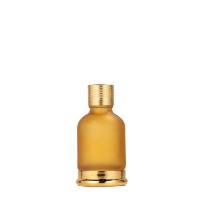 Custom 30ML Gold Glass Essential Oil Bottle with Sprayer/Dropper 