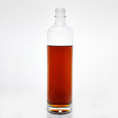 Nice Tamper Proof Screw Top Thick Bottom 500ml Whiskey 700ml Liquor Small Low MOQ Vodka Gin 750ml Glass Bottles Wholesale 