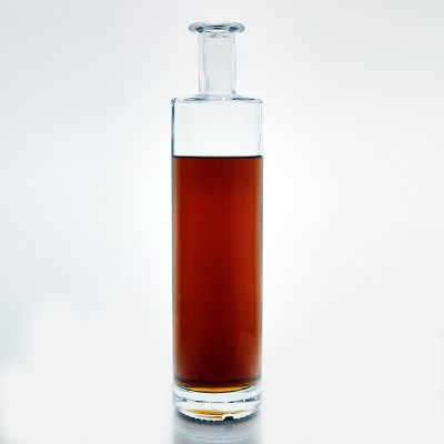 transparent 700 ml vodka gin bottle round spirit bottle with cork stopper 70cl alcohol wholesale empty clear liquor bottles