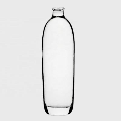 Round Extra White Flint Beverage Vodka 500ml Glass Bottle 
