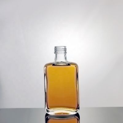 Ropp Super Flint Empty Rectangle Flask 750ml 100ml Square Alcohol Bottles Glass Clear Small Glass Liquor Bottle