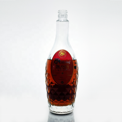 Factory Guala Top White Glass Liquor Bottle Wholesale Rum 700ml Bottles Custom Super Flint Glass Bottles for Gin