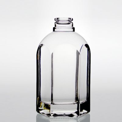 wholesale engrave Empty luxury Extra white Guala top XO Gin Rum whiskey special shape 500ml Glass Bottles 