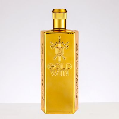 High Quality Customized Label Gin Bottles 500ml With Tamper Proof Cap For Vodka Gin Bottles 