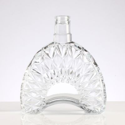 wholesale brandy gin bottle wine whiskey glass bottles empty bottle 500ml 700ml 750ml 1000ml liquor vodka glass bottle 