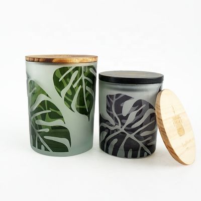 12oz 13oz 14 oz 20oz 21oz frosted large unique candle holder with wooden lids
