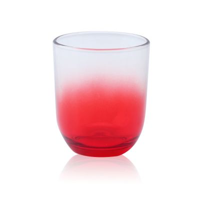 Mescente set of 3 small clear glass candle holder for wedding